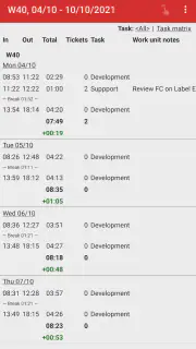 Time Recording Pro screenshot 2