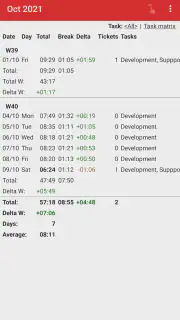 Time Recording Pro screenshot 3