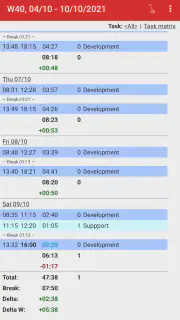 Time Recording Pro screenshot 8
