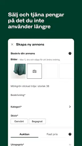 Tradera – köp & sälj begagnat screenshot