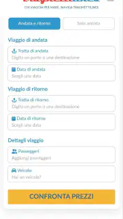 Traghettilines App screenshot 1