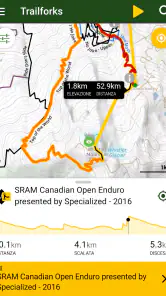 Trailforks screenshot 4