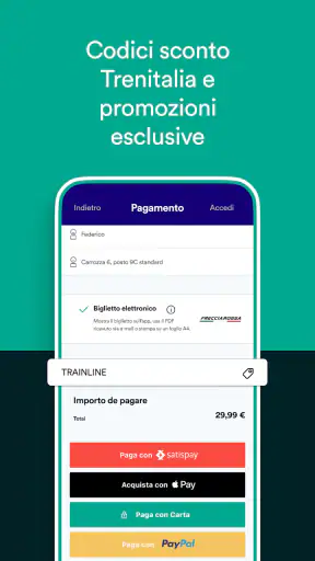 Trainline: trova il tuo treno screenshot