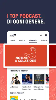 TuneIn Radio: sport e musica screenshot 3