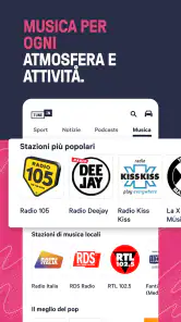 TuneIn Radio: sport e musica screenshot 5
