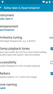 Tuner - gStrings screenshot 4