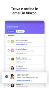 Tutto in ordine con Yahoo Mail screenshot 2