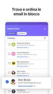 Tutto in ordine con Yahoo Mail screenshot 2