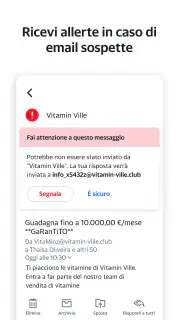 Tutto in ordine con Yahoo Mail screenshot 8