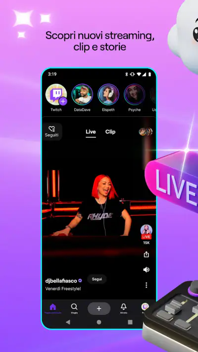 Twitch: streaming live screenshot 1