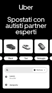 Uber - Viaggia in Italia screenshot 1