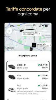 Uber - Viaggia in Italia screenshot 2