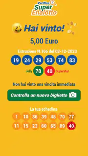 Verifica Qrcode Superenalotto screenshot 3