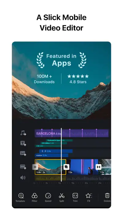 VN AI Video Editor screenshot 1