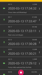 VoIP Recorder & Screen Recorde screenshot 1