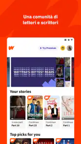 Wattpad: Leggi e Scrivi Storie screenshot 2