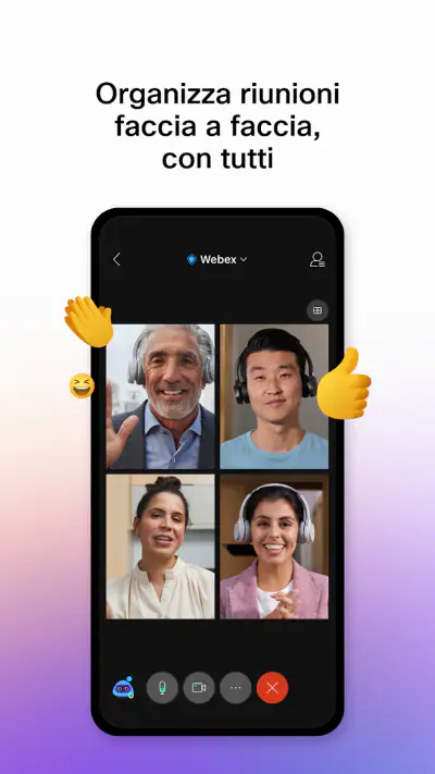 Webex Meetings screenshot 1