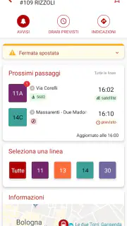WeBus - Bus Bologna e Ferrara screenshot 1
