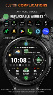 WFP 125 Digital watch face screenshot 3
