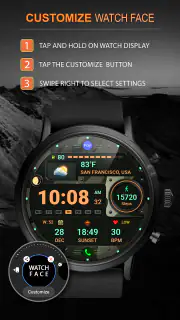 WFP 125 Digital watch face screenshot 4