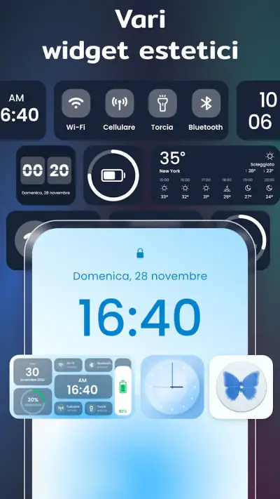 Widget e Temi: iWidgets screenshot 1