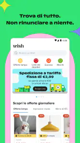 Wish: compra e risparmia screenshot 1