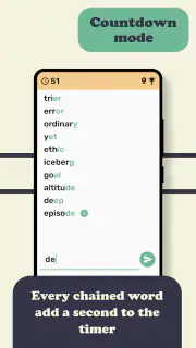Word Chain Reaction. Wordchy screenshot 3