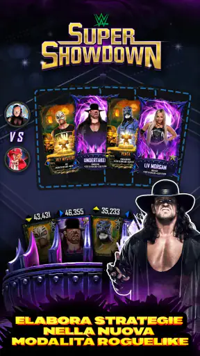 WWE SuperCard - Carte da gioco screenshot