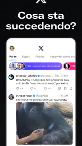 X (Precedentemente Twitter) screenshot 1