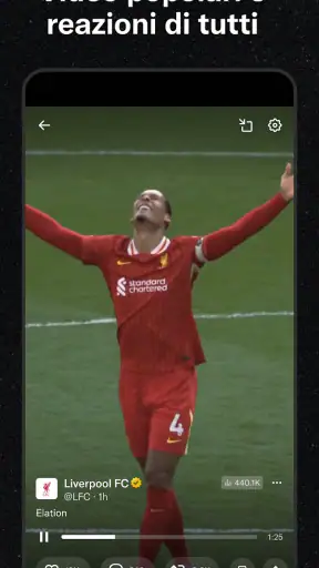 X (Precedentemente Twitter) screenshot