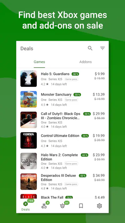 Xb Bargains screenshot 1