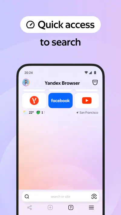 Yandex Browser screenshot 1