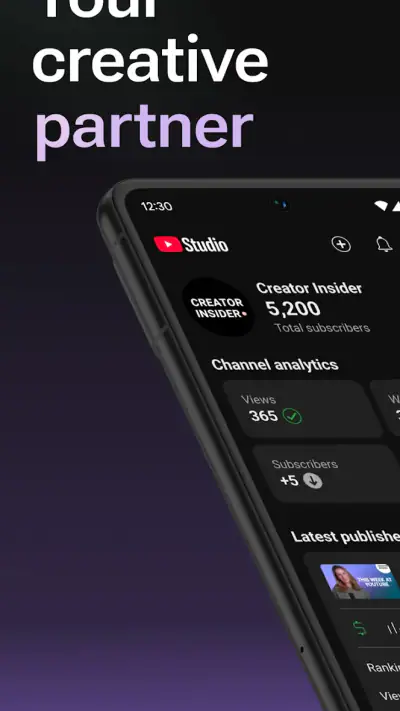 YouTube Studio screenshot 1