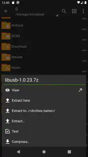 ZArchiver screenshot 2