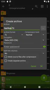 ZArchiver screenshot 4