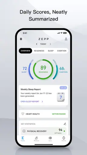 Zepp screenshot