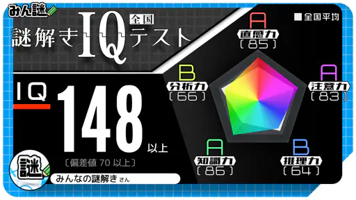 10万問 × 謎解きIQテスト ／ みんなの謎解き screenshot 7