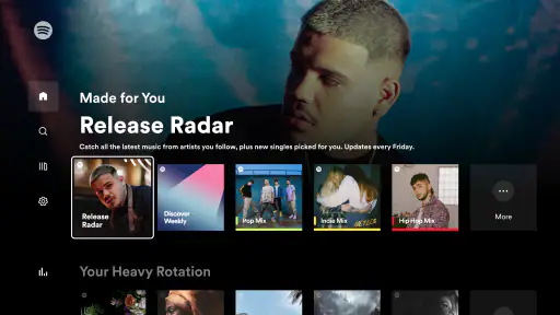 Android TV用Spotifyミュージック screenshot
