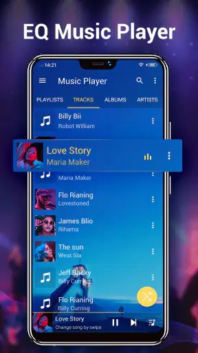Android用音楽プレーヤー screenshot