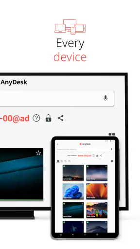 AnyDeskリモートデスクトップソフトウェア screenshot