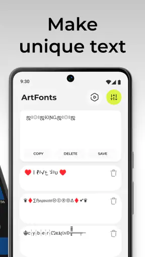 ArtFonts: Stylish Text screenshot