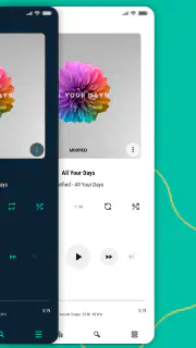 Aurora - Poweramp Skin screenshot 2