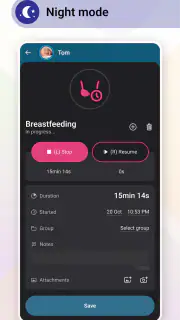 Baby Daybook - 授乳ノート。育児記録 screenshot 4