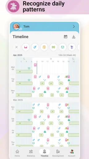 Baby Daybook - 授乳ノート。育児記録 screenshot