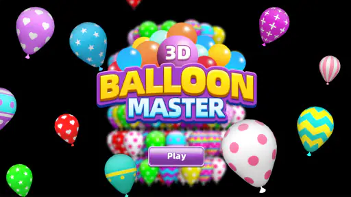 Balloon Master 3D: マッチングゲーム screenshot