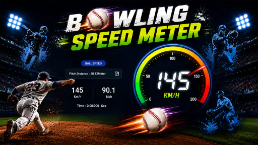Baseball Pitch Speed Radar Gun screenshot 6