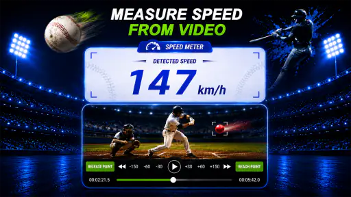 Baseball Pitch Speed Radar Gun screenshot 8