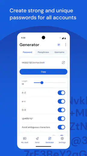 Bitwarden パスワードマネージャー screenshot