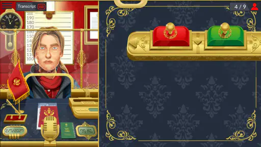 「Black Border」入国審査官ゲーム screenshot