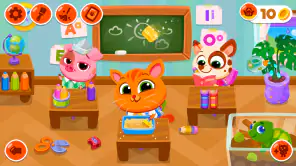 Bubbu School – 私のかわいい動物 screenshot 1